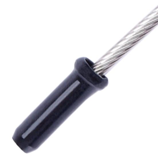 50 Stück Aluminium Fahrrad Brems- Schalthebel Umwerfer Innenkabel Draht Endkappen