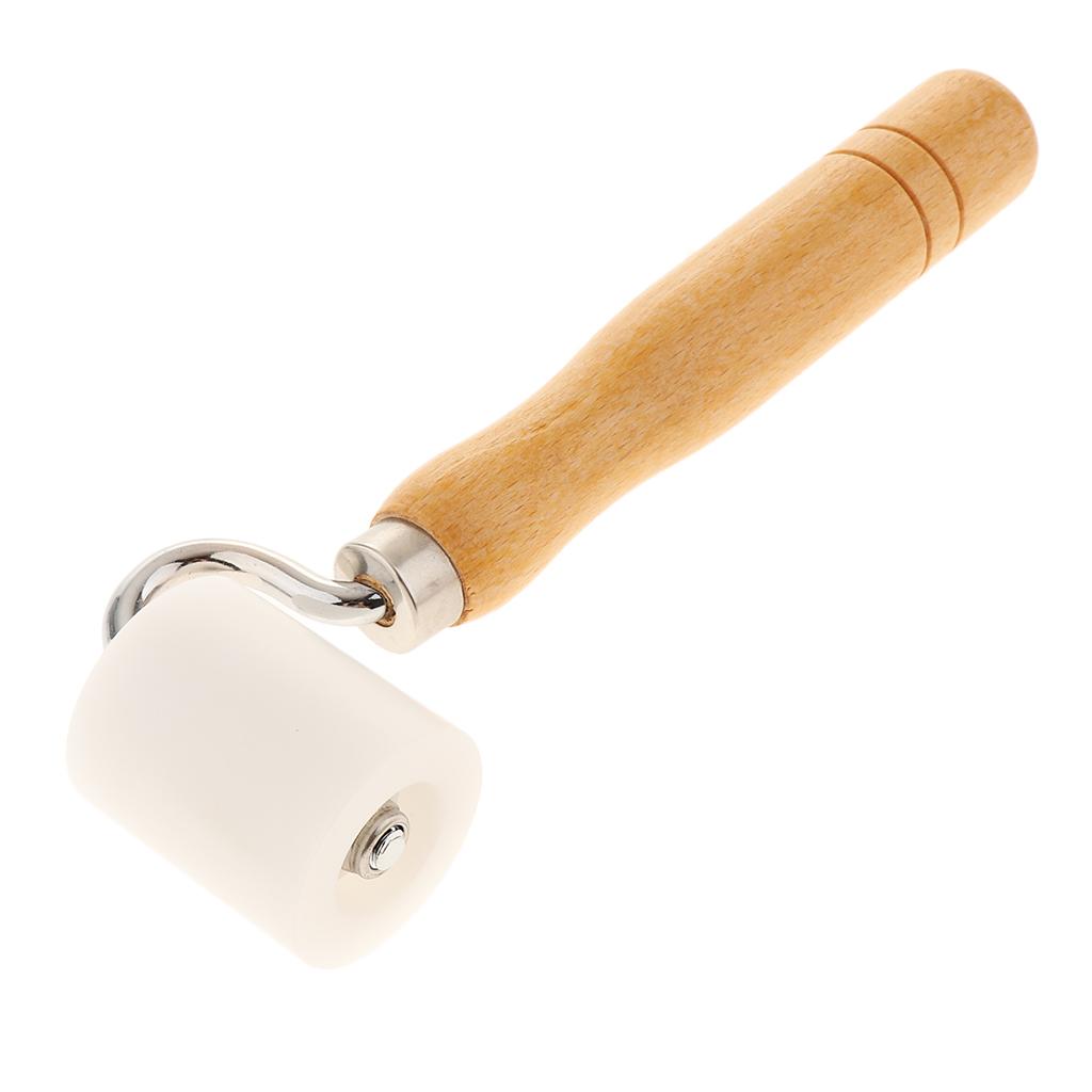 2 Piece Seam Roller POM Hand Pressure Roll DIY Tool Wooden