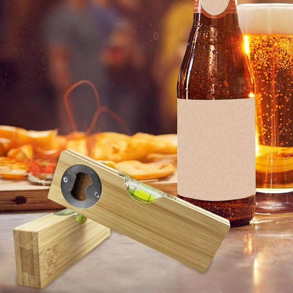 

2pcs 2 in 1 Bottle Opener Spirit Level Portable Leveler with Opener Bar Accessories 2pcs