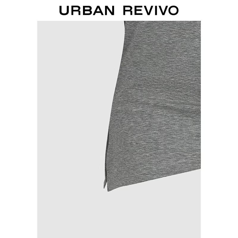 UR Women's Cowl Neck Irregular Pleated Short Sleeve T-Shirt