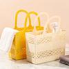 Shower Caddy Basket With Handles Portable Large Capacity Drainage Box Household Storage Basket For Camp Bathroom Beach Dorm Gym