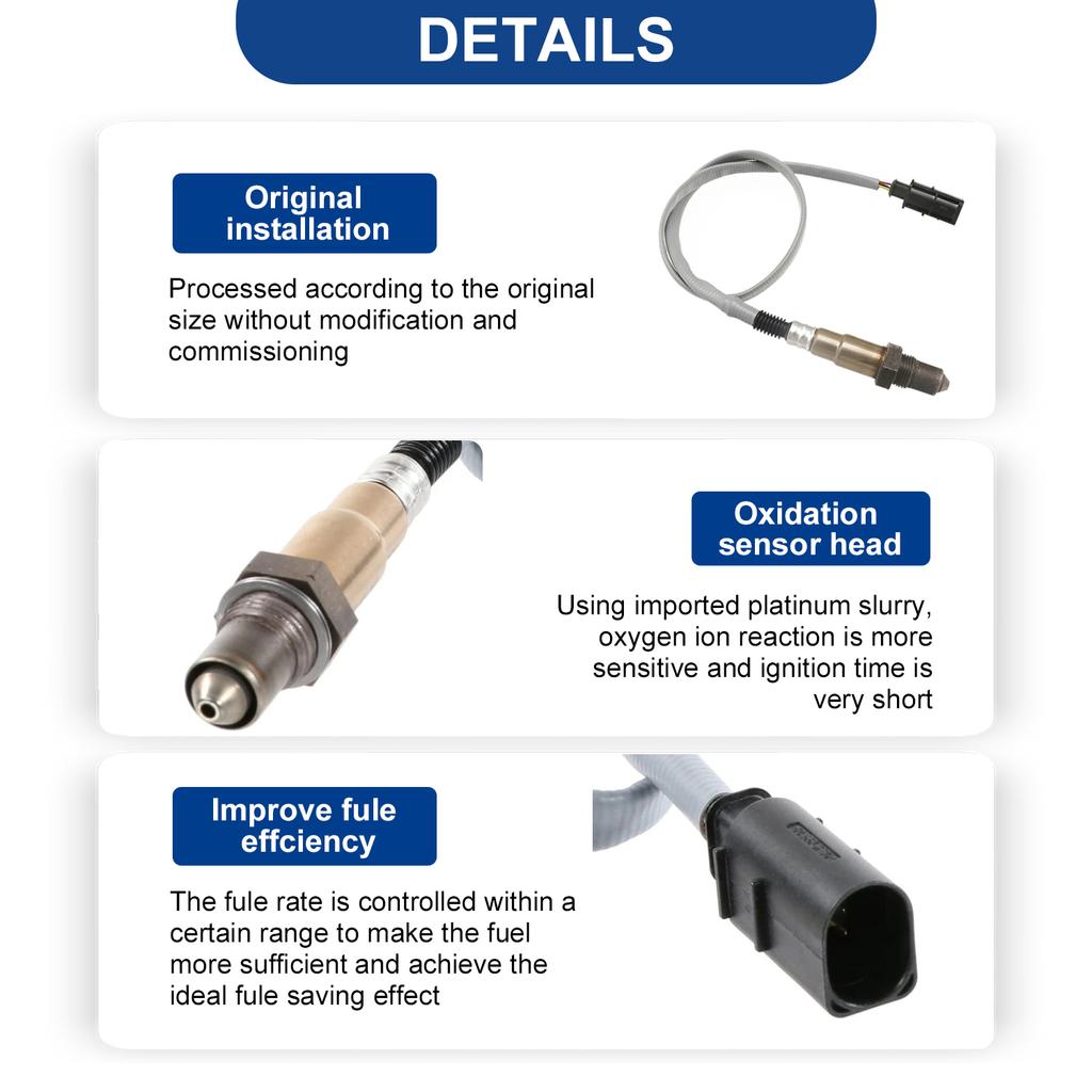 0075421618 Car O2 Oxygen Sensor Lambda Sensor For Mercedes-Benz E250 GLK250 GLE300d ML250 S350 0281004205 A0075421618
