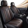 Full Leather Backrest Seat Cushion for Cars - Customizable, Full Surround, and Separate Type