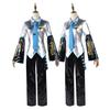Hatsune Miku Vocaloid Clássico Pu Cosplay Camisa Masculina Gravata Calças Peruca Conjunto Para Festas Natal