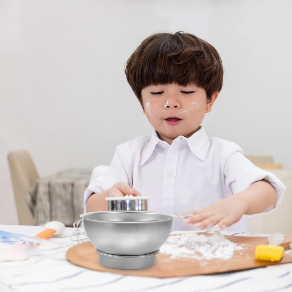 Kichvoe Hemisphere Cake Pan Semi-Sphere Baking Molds, 2 Sets Football Basketball Baking Pans, Aluminium Alloy Non-Stick Molds for Chiffon, Bikini