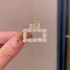 2025 Pearl Hair Claw Clip for Women - Elegant Autumn/Winter Hair Accessory for Bangs & Side Styles