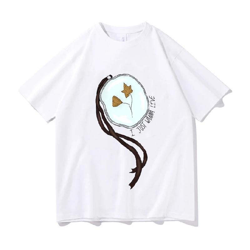 

2026 Tee Iron Lung Print T-shirt Unisex Streetwear Men Loose Casual Pure Cotton Fashion O-neck Hip-hop T Shirts Short Sleeve XXXXXL чорний