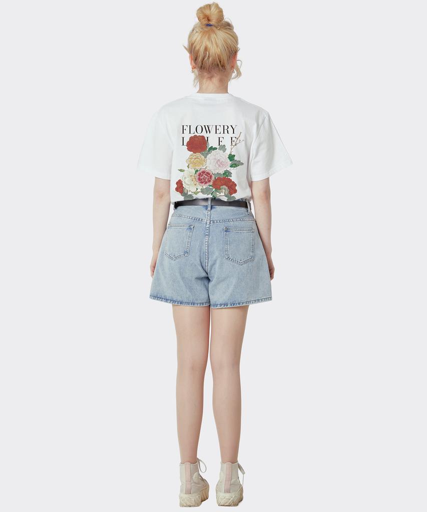 TEENYTIGER Flower-Like Life T-Shirt White