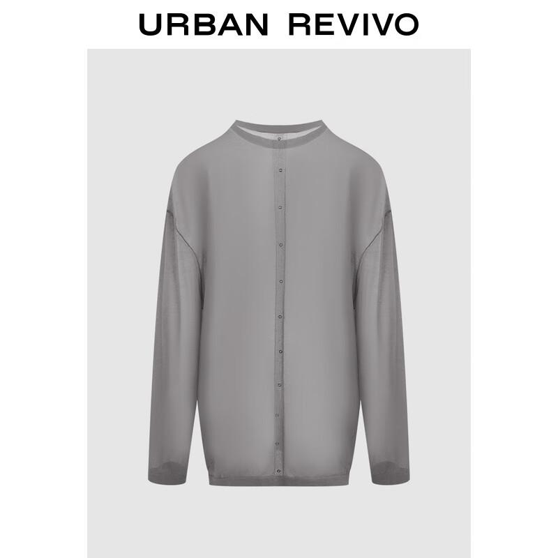 

Женский повседневный трикотажный топ с круглым вырезом и длинными рукавами UR UWJ950031 M