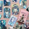50Pcs/lot Anime Laser Cards Double Sided Printing LOMO Cards Birthday gift