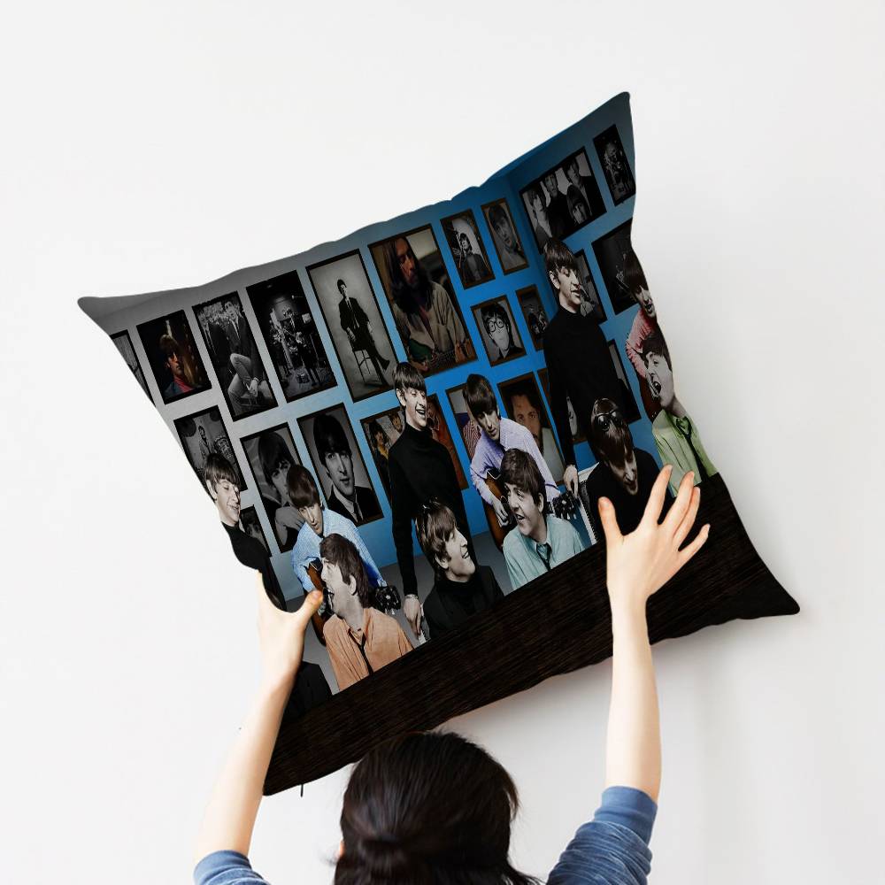 Band The-B-Beatles Cushion Cover Decorative Pillow Sofa Home Decor Case Pillow Cases