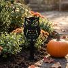 Unique Halloween Gifts for Gardeners 5Pcs Planter Stakes, Acrylic Garden Sign Outdoor Yard Lawn Backyard, Party Decor Ghost House Black Cat Silhouette