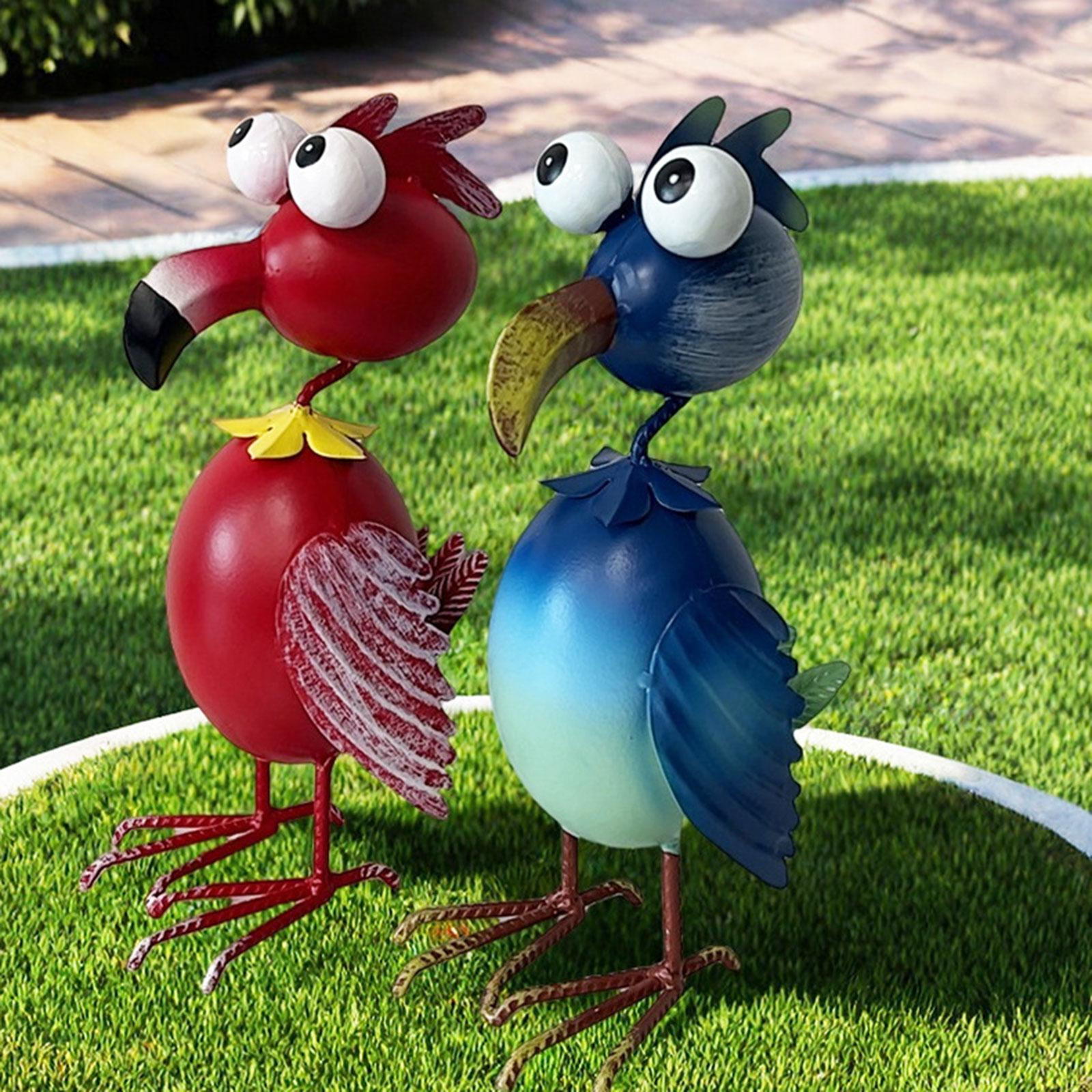 

Flamingo Garden Statue, Decoration, Creative Artwork, Collector s Item, Metal Sculpture,