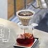 Hario V60 Heat Resistant Glass Dripper 02 For 1 4 Cups Black Vdgr 02 B