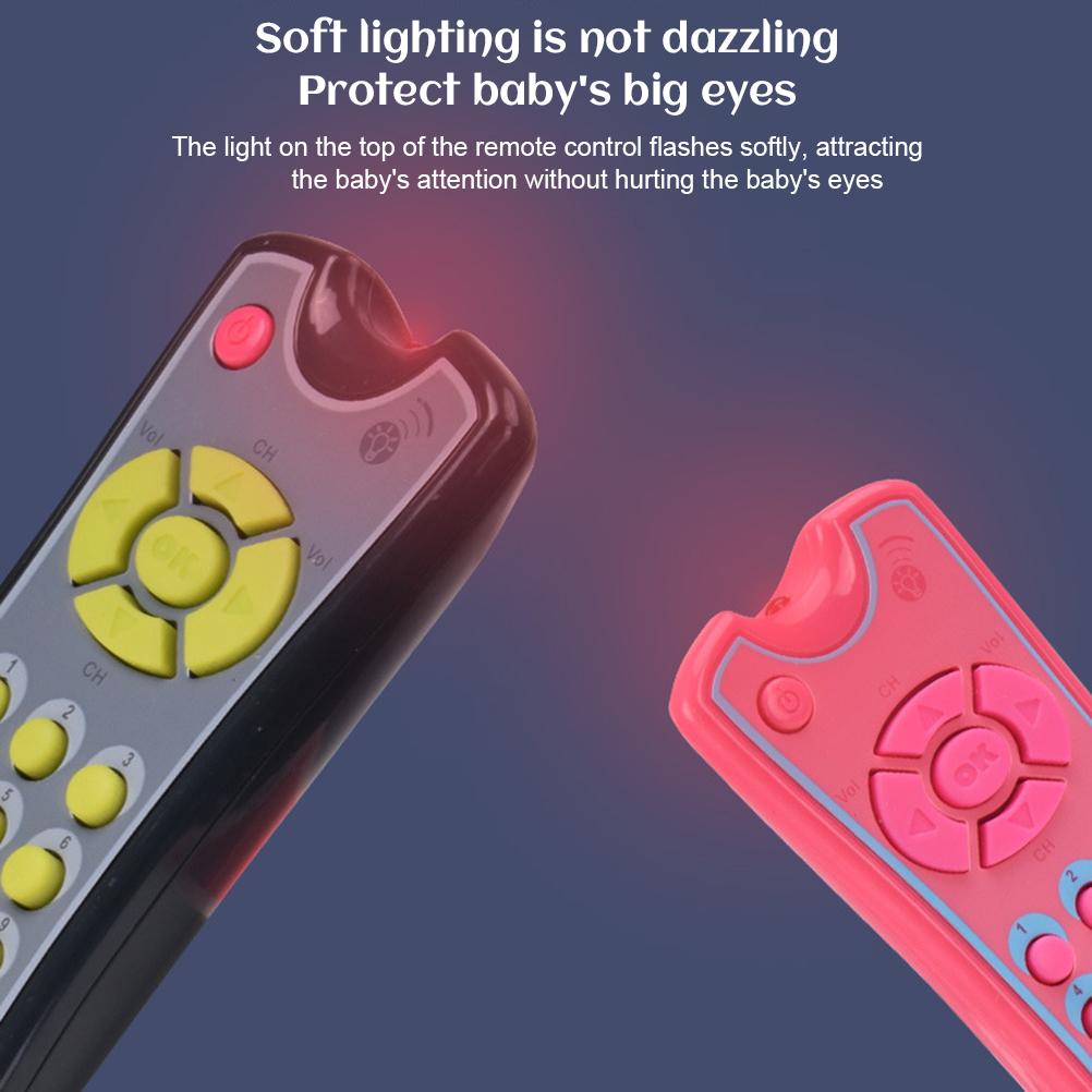 Jucărie Telecomandă TV Jucărie Telecomandă pentru Învățare cu Lumină Muzică Jucărie pentru Învățare Engleză Jucărie Educativă Timpurie