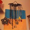 Holzfledermaus Wandhaken Wanddekoration im Gothic-Stil Organizer Fledermaus Schlüsselhalter zur Wandmontage für Feiertagsdekoration Schrank Badezimmer