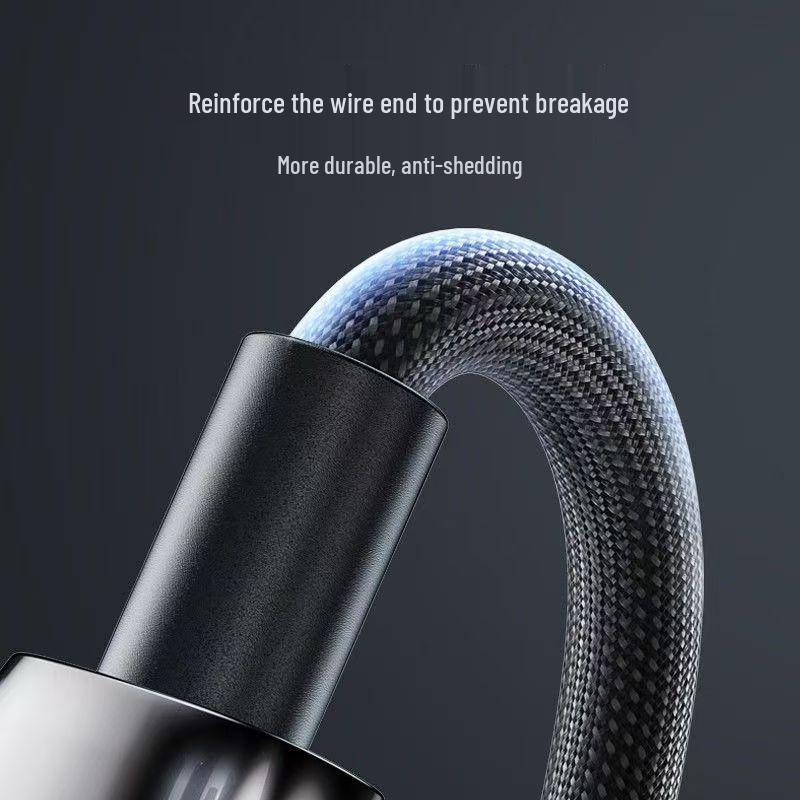 120W Super Fast Charging Type-C Braided Cable for Huawei Honor 10A