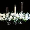 10set=30 Pcs Crystal Candle Holders Acrylic Candlestick Road Lead Candelabra CenterPieces Wedding Porps Christmas Deco