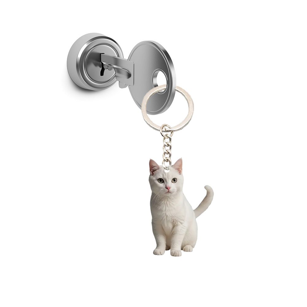 Roztomilá kreslená akrylová klíčenka