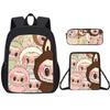 Cartoon Backpack For Kid With Graphic Design And Large Capacity Daily For