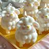3D Sheep Shaped Silicone Mold Reusable Easy Demolding Non-Stick for Homemade Scented Candles Chocolate Soap Baking Crafts