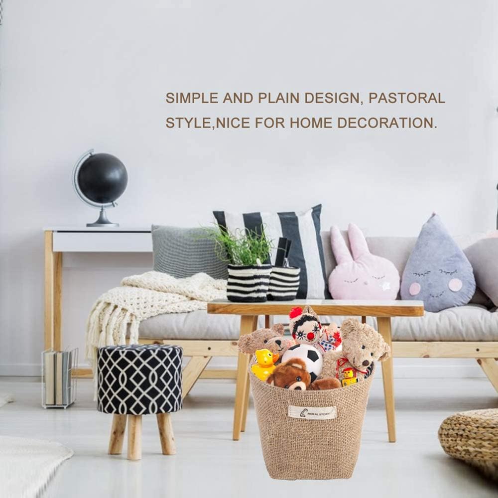 Hanging Cotton And Linen Storage Bags Hanging Baskets Convenient Cotton Linen For Bedroom Bathroom For Home