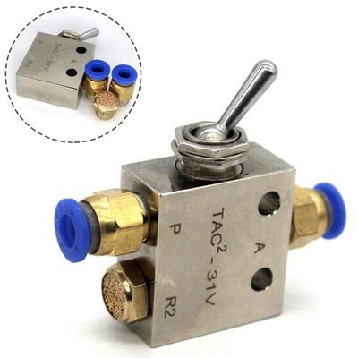 Válvula Pneumática TAC2-31V 2 Posições 3 Vias Alavancas Válvula Mecânica Com Conexão