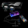 RGB Fan Controller 120mm Computer Case PC Cooling Chassis Silent Fan Hub Adapter Video Graphics Card Water Cooler Radiator