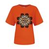 Women Summer Casual Fashion Printed  Short Sleeve Top Blouse T-Shirt