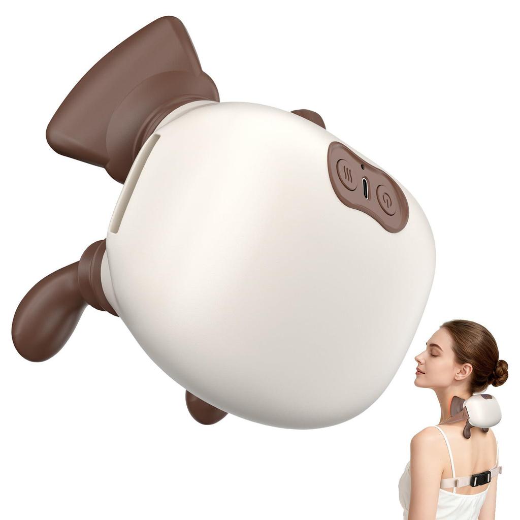 Multi-Functional Handheld Neck and Shoulder Massager with Heat Therapy