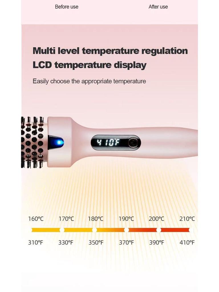 Portable Multifunctional Hair Styler: Fluffy, Straighten & Curl with Multi-Gear Adjustment