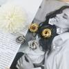 Light Luxury Irregular Earrings Temperament Ladies Ear Studs Geometric Circle Earrings  Women