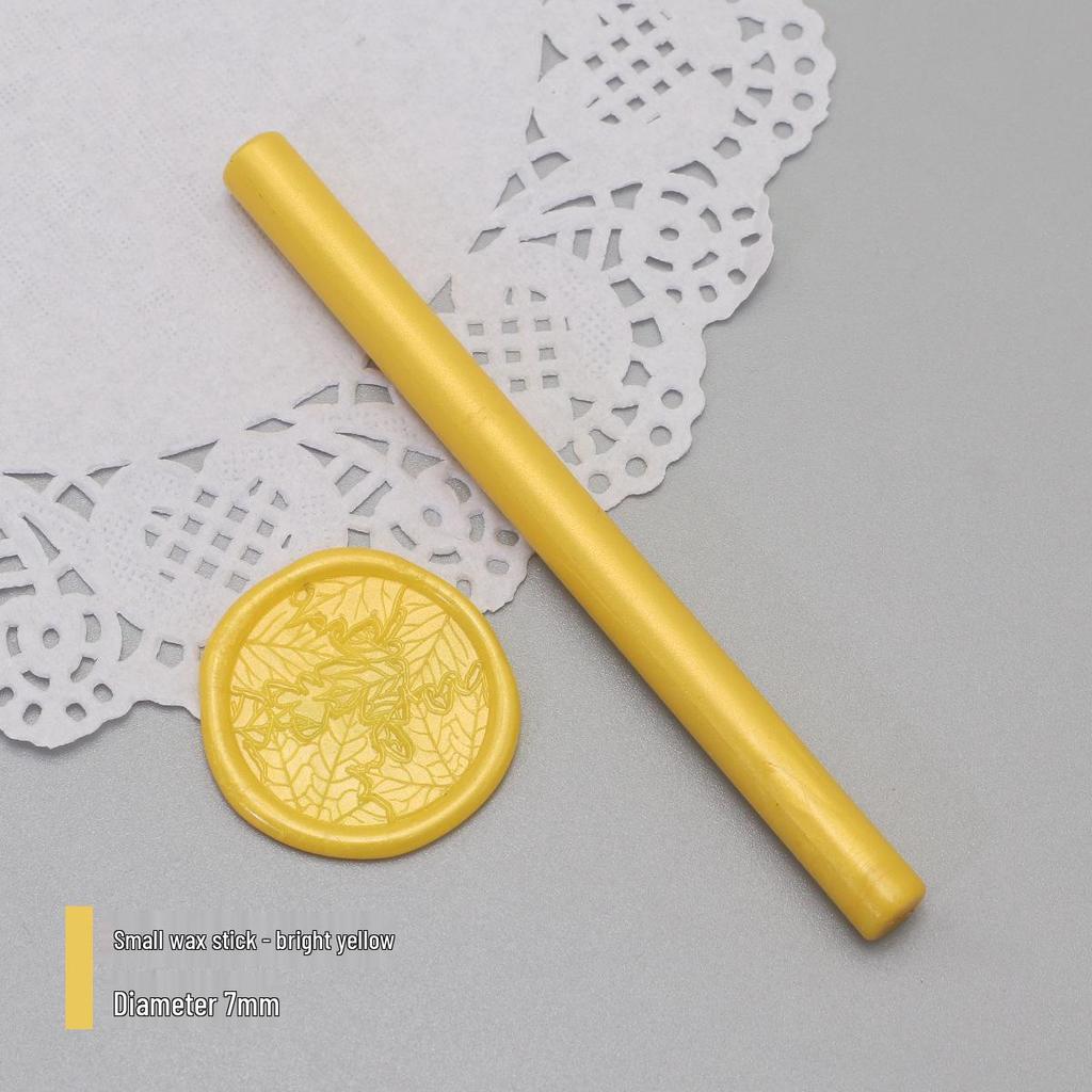 Bețișoare de Ceară de Sigiliu Mat Perlat, 125 Culori, 10x0.7cm, Compatibile cu Pistoale de Ceară, Culori Mixabile