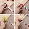 4pcs Pear Seed Remover Cutter Kitchen Gadgets Home Vegetable Tool Apples Red Dates Corers Twist Fruit Core Remove Pit