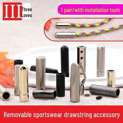 Pullover und Mütze Kordelzug Metallzubehör für Kleidung und Sporthosen