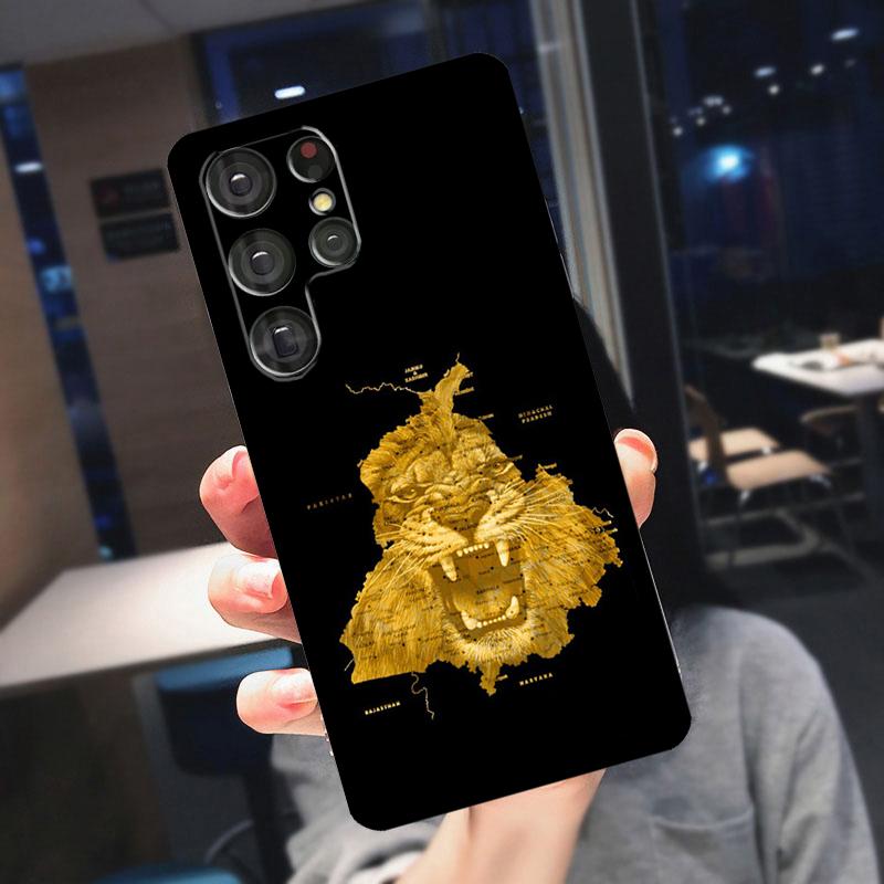 Punjab Map Cover For Samsung Galaxy S24 Ultra S25 S22 S23 Plus S20 S21 FE S9 S10 S23 FE Phone Case