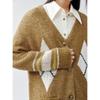 Peacebird Women's V-Neck Knitted Cardigan