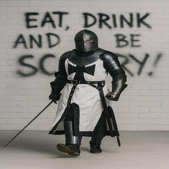 

Medieval Knight Armor Set Full Body Crusader Templar Costume