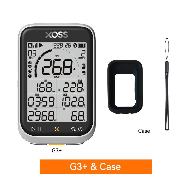 XOSS G3/G3+ GPS Bike Computer G/G+ Gen.3 Power Meter Cadence Speed Bicycle Odometer G3 Plus Waterproof Lights Connection Cycling