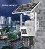 V380 Dual-Lens Wireless Solar Camera: Outdoor, Remote, Low-Power Surveillance