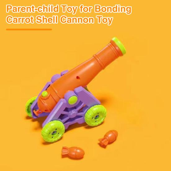 Gravity Turnip Cannon Toy Stress Relief Enhance Parent-Child Interaction Carrot Cannon Fun Fidget Toy for Kids