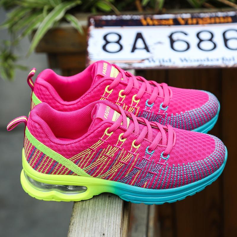 Fashion Air-cushion Women's Running Sneakers High Quality Breathable Casual Athletics Shoes 2025 Women Comfortable Training Sports Shoes