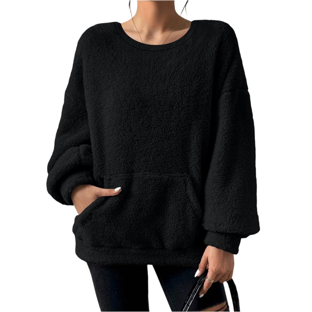 Womens Oversized Hoodies Fleece Sweatshirts Fall Fashion 2025 Pullover Sweaters Winter Clothes
