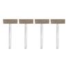 4PCS Rebolo Ferramenta de Retificação T Forma Handhled Rebolo de Diamante Dresser