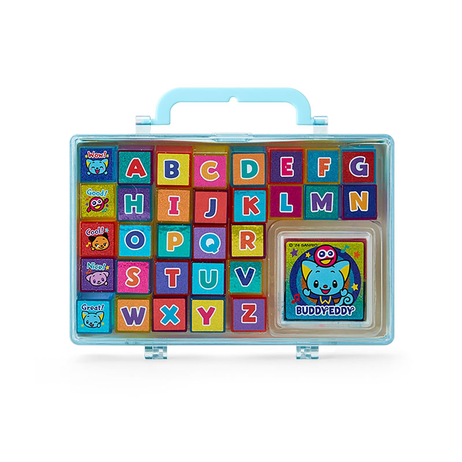 

Sanrio Alphabet Stamp Set Eddy Alphabet Pattern 196983 A-Z світло-синій колір