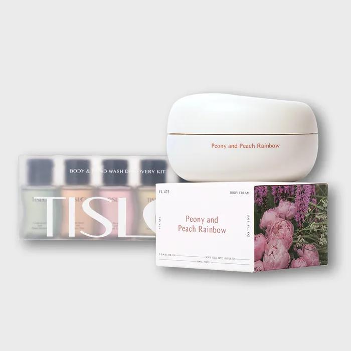 TISLO Perfume Body Cream 175ml + Wash Discovery Set