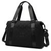 Ielgy Ladies Gym Bag Fashion Portable Travel Storage Bag Diamond Oxford Cloth Lightweight Dry Wet Separation Travel Duffel Bag