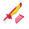 Electrician Knife Insulated Cable Stripping Snips Straight Curved Hook Fixed Blade Knife Wire Stripper Peeling Hand Tools