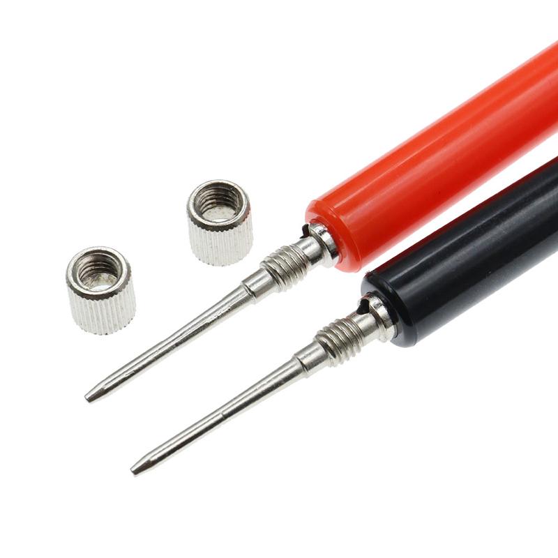 2Mm Spring Electrical Test Probe Tip Hook Wire Connector Solder-Free Test Leads Pin For Digital Multimeter Multi Meter