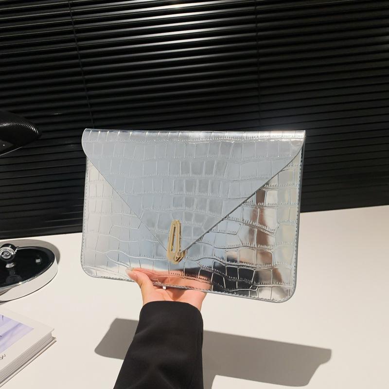 Fashionable New Style Summer Casual Personality Stylish Beautiful Fashionable Simple Hand-held Envelope Female Square Bag